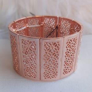 Paparazzi Rose Gold Intricate Strech Bracelet